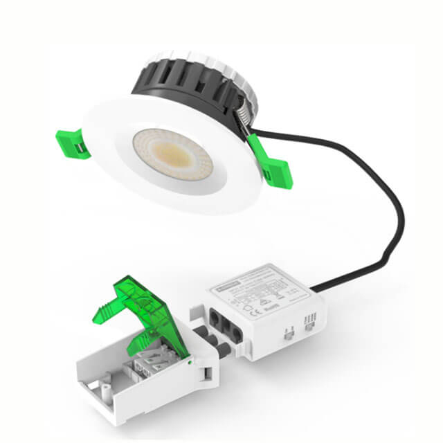 5W/8W 2700K-3000K-4000K-6000K Switchable Fire Rated IP65 Triac Dimmable Led Downlight