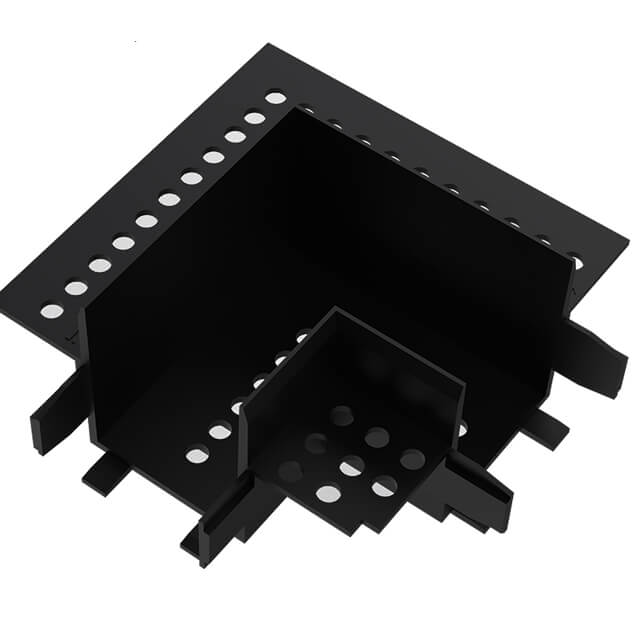 Aluminium Rail Channel Fittings L1000*W65*H38Mm Aluminium + Pc Black Ip20 Aluminium Rail Channel Fittings Magnetic Led Track Lights System