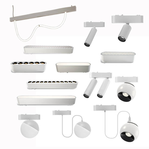 White Series Made In China Chandeliers & Pendant Lights Magnetic Track