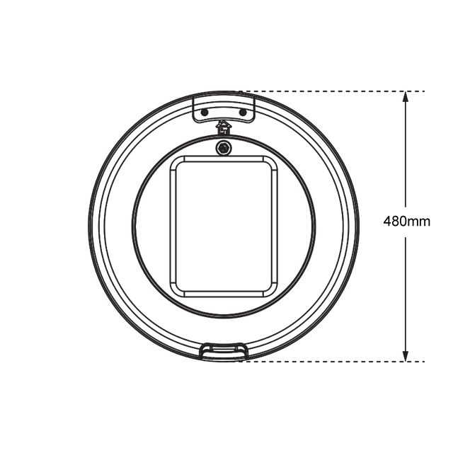 495*495*170MM New Led Street Light With Various Mounting Options 4CCT Available