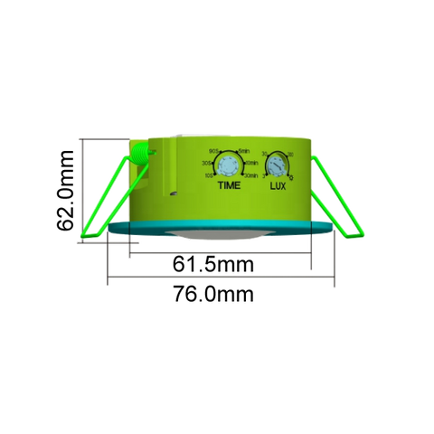 Wholesale infrared sensor Detecting range 360 degree Detecting distance max 8m Made in China white pir motion sensor