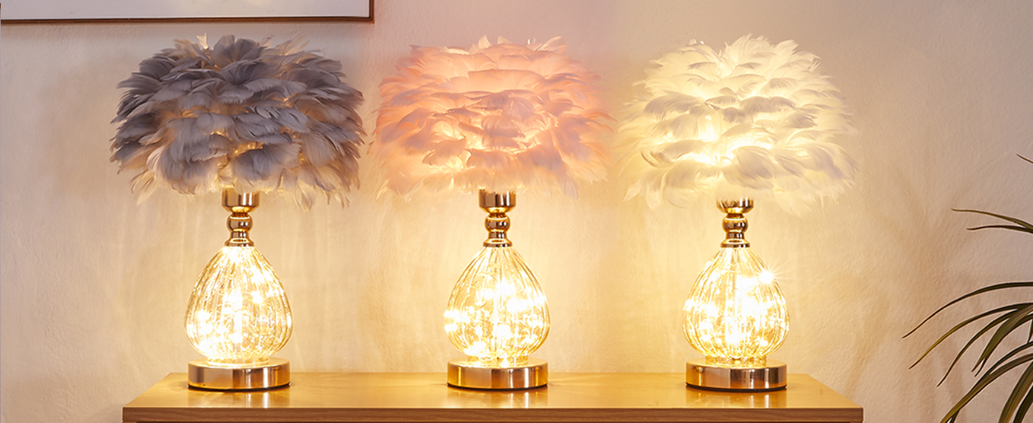 Feather Table Lamp (4)