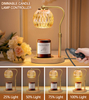 Candle Warmer Lamp, Adjustable Height Candle Warmer Lamp with Timer, Scented Wax Candle Melt Warmer, Gold Electric Candle Warming Lamp for Home Fragrance Housewarming Gifts, Presents for Mom 