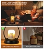  Candle Warmer Lamp, Dimmable Electric Lantern Candle Warmer with Timer, Home Decor Black Candle Lamp Warmer, Birthday Presents for Women, Large Lamp Candle Warmer Birthday Presents for Mom 