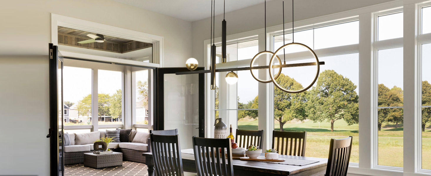 Modern Linear LED Chandelier (11)