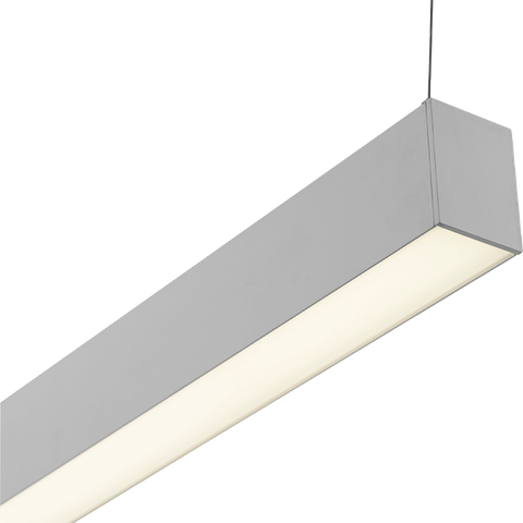 3000K 4000K optional LED linear chandelier 40W white gray black optional