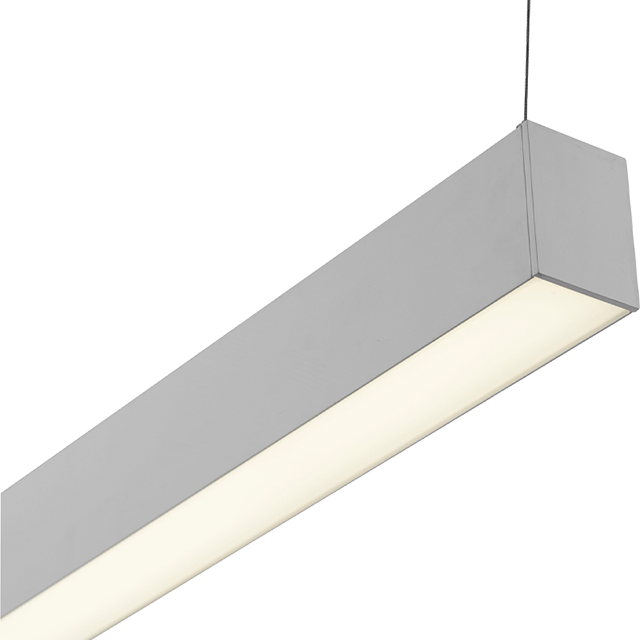 3000K 4000K optional LED linear chandelier 40W white gray black optional