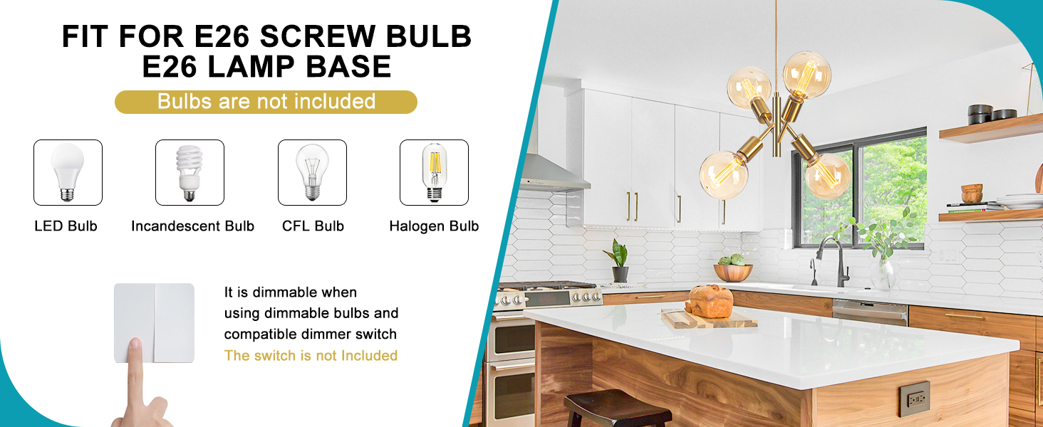 Gold Pendant Light Fixture (5)