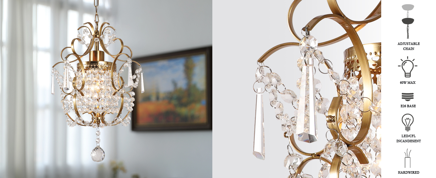 Small Crystal Chandelier (4)