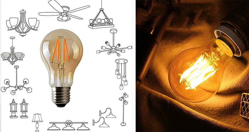 Edison LED Light Bulbs (3)