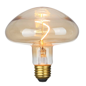 E14/E27 Amber Led Mood Light, Mushroom Ambient Light Bulb 4W 2200K Warm White 320LM,220-240V, Modern Stylish Style Vintage Edison Bulbs, Decorative Hanging Led Light Bulb for Home 