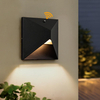 Outdoor Light Fixtures Wall Mount Dusk to Dawn, Porch Lights with 3 Lighting Mode(3000K/4000K/5000K), Waterproof Exterior Outdoor Wall Lights for House Front Door Patio Garage(Black) 