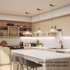 Hanging Lamp,9.8 Inch Pendant Lights Kitchen Island Golden Light Cord Pendant Light Flower Lampshade Vintage Pendant Light Farmhouse Pendant Light Fixtures 