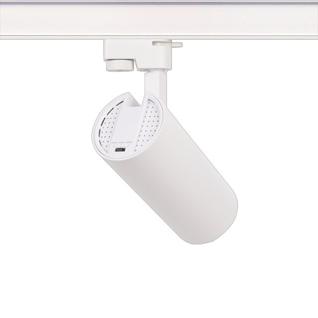 Made in China 15W LED sand white track light 60*165mm black plastic front ring + aluminium cup White housing