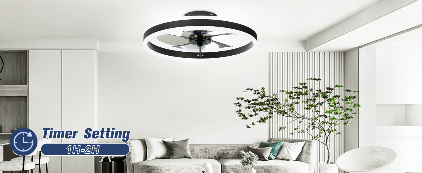 Low Profile Ceiling Fans with Lights (8)