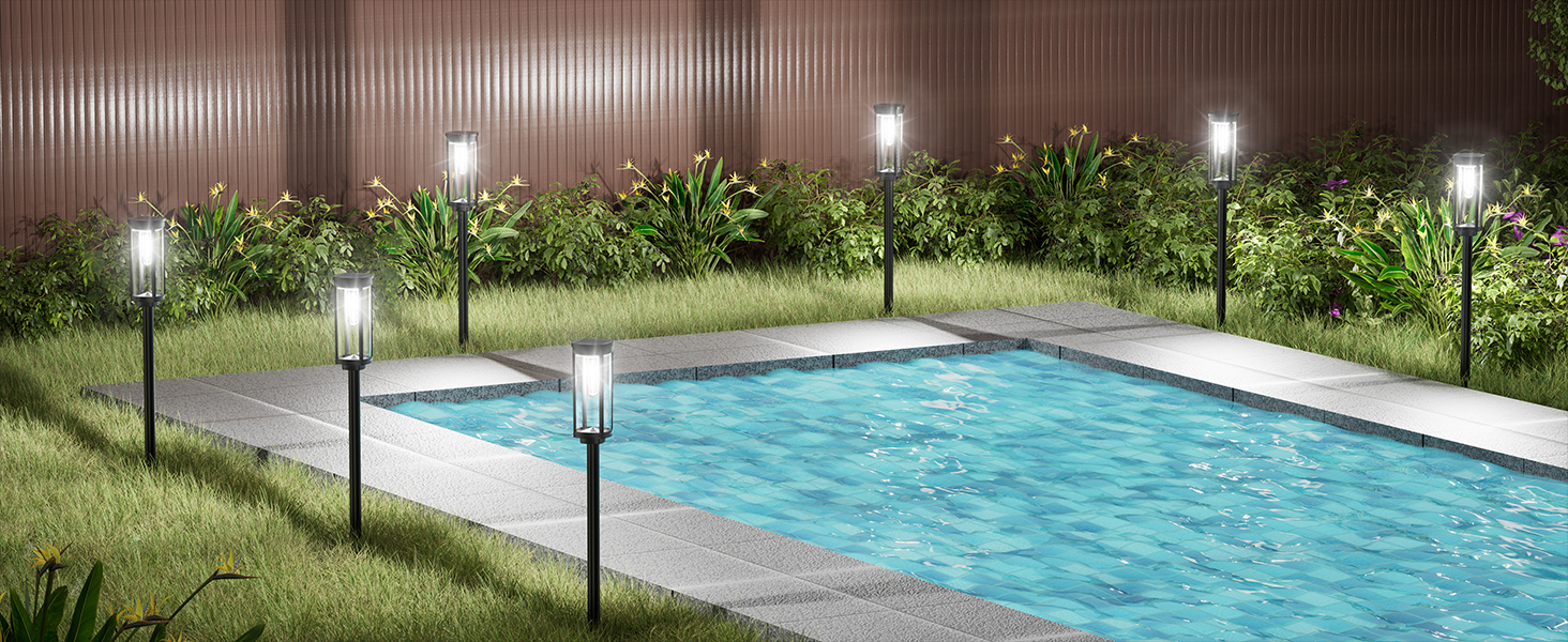 Bright Solar Pathway Lights Outdoor (12)