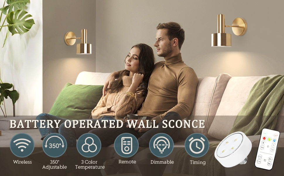 Battery Operated Wall Lights (1)