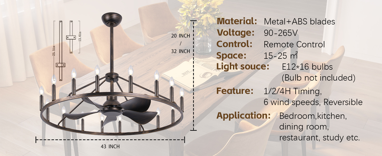 Wagon Wheel Ceiling Fan (2)