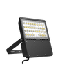 100W Modern Black Floodlight 5700K IP66 Waterproof Commercial Panel Light 80*150° Lighting Angle With Two Auto Dry Respirators