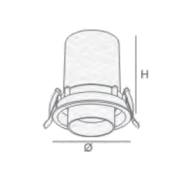 15°/24°/36° Can Choose The Best Selling LED Modern Downlight Opening Size 90mm 3000K/4000K/6000K Can Choose Indoor Lighting
