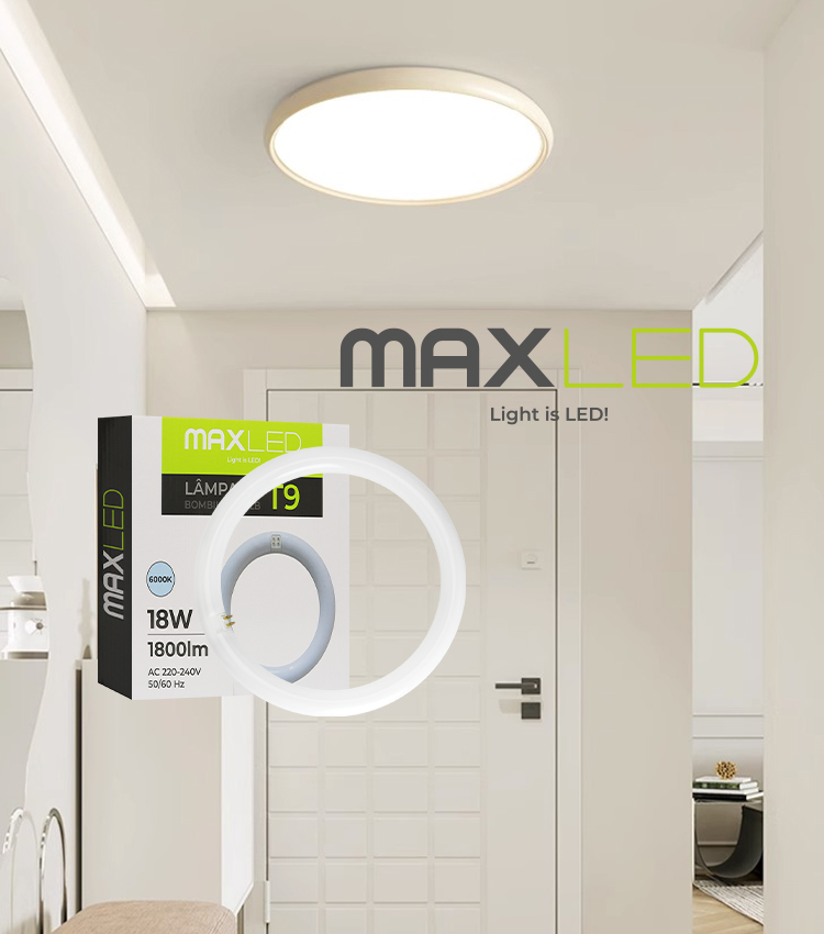 Elevate Home Lighting: T9 LED Tube – Slim & Bright