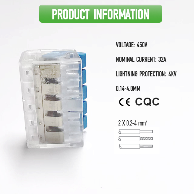 Electrical Terminal Clamp 5 Poles 12 China CE CQC
