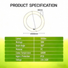 LED Circular Lamp T9 Φ300mm 18W 4000K 1800LM 220-240VAC G10q with CE EMC Not Dimmable