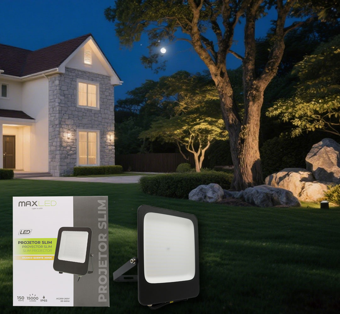 Slim LED Flood Light Outdoor Waterproof